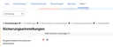 Sicherung zur Weiterverwendung --> ohne persönliche Informationen
