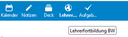 Menüleiste der Nextcloud mit einem zusätzlichen Link-Symbol