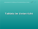 Präsentation tablets