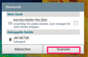 Bluetooth einschalten und scannen