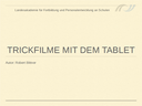 Präsentation tablets
