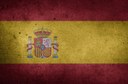 Die spanische Flagge samt königlichem Wappen