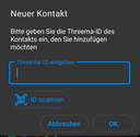 Neuen ZSL-Kontakt in Threema anlegen
