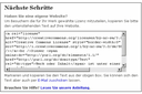 nächster Schritt
